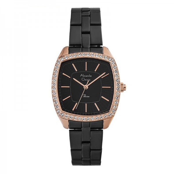 Alexandre Christie AC 2885 Rosegold Black LHBBRBA